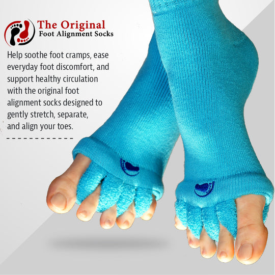 Blue Foot Alignment Socks banner