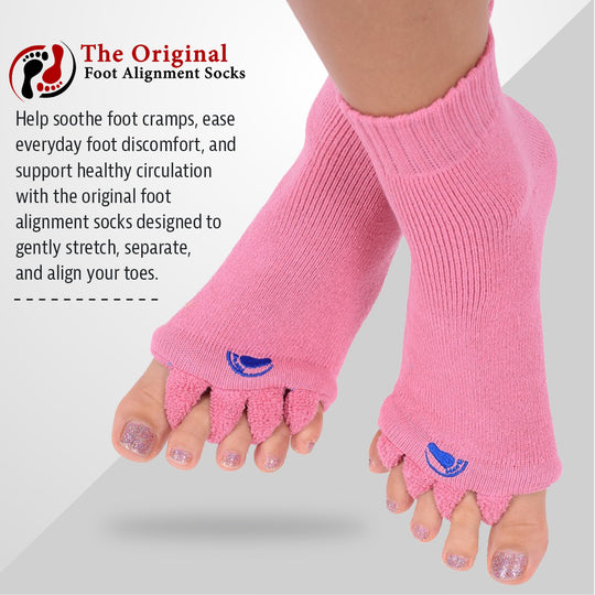Pink Foot Alignment Socks banner