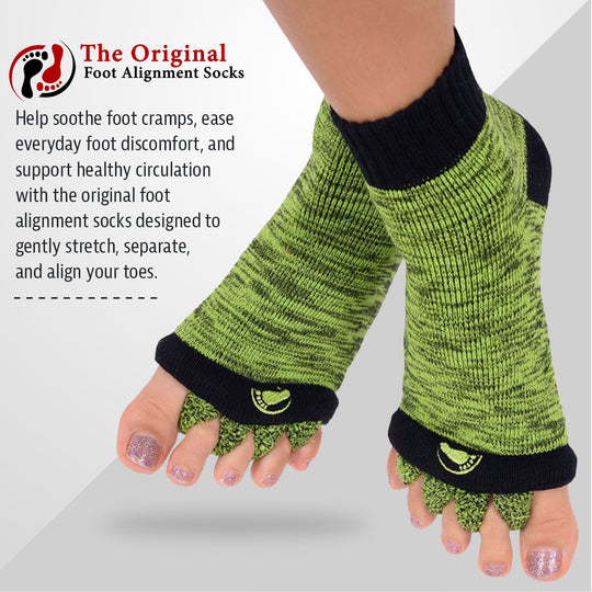 Green-Black Foot Alignment Socks banner