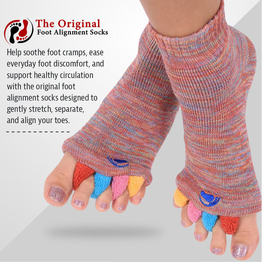 Multi Color Foot Alignment Socks banner